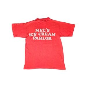 Vintage‎ 70s 80s Mel's Ice Cream Parlor T-Shirt M Single Stitch 100% Cotton USA